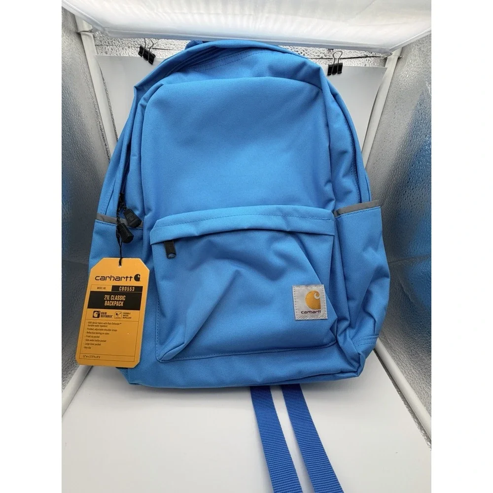 Carhartt 21L Classic Backpack W/ Laptop Sleeve Atomic Blue CB0553 NWT
